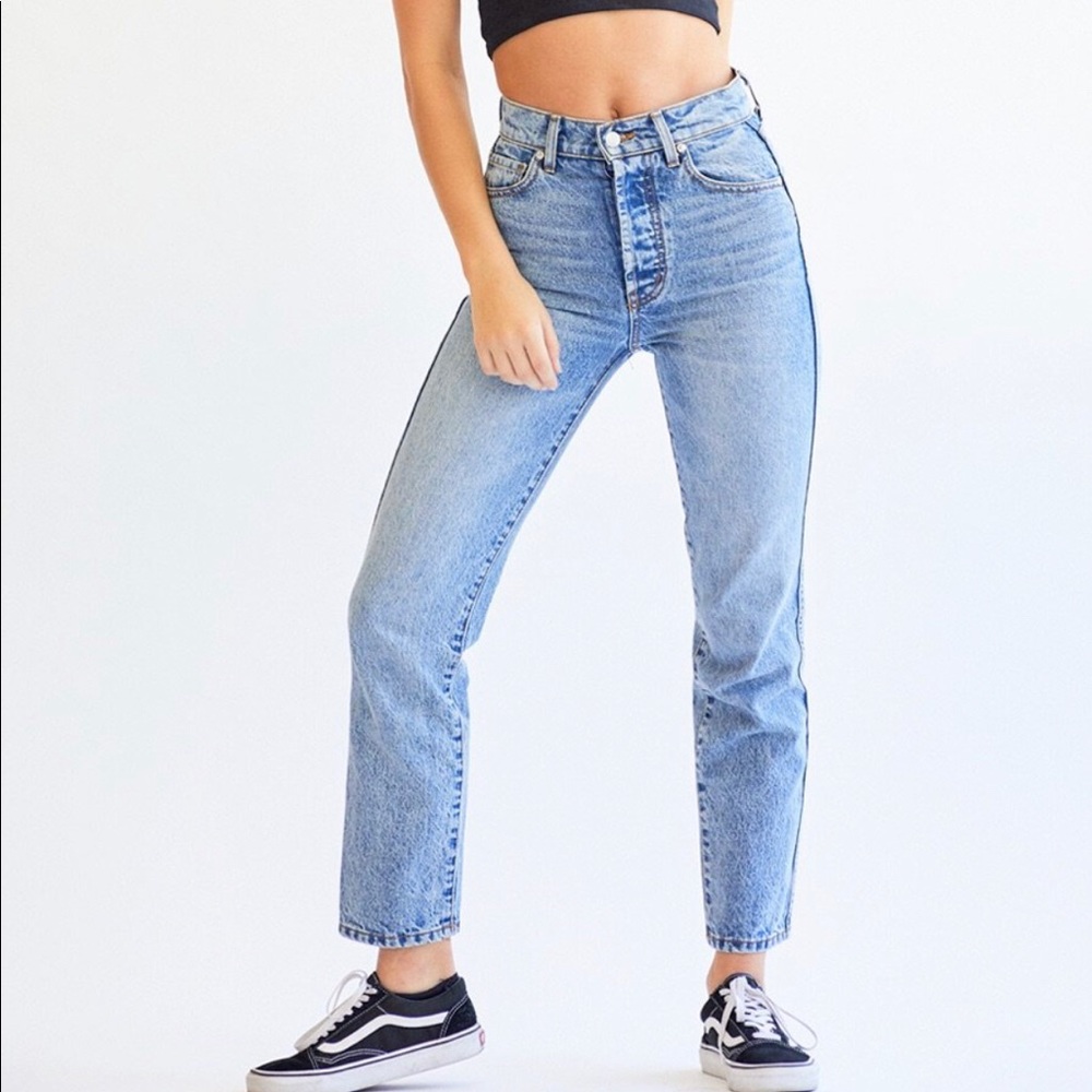 Medium Washed Blue Jeans